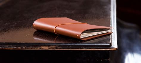 Cognac Leather Diary 